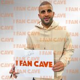 Kyle Walker Signed Framed AC Milan Football Shirt in 2 Options: White or Black Mount Kyle Walker Signed Framed AC Milan Football Shirt in 2 Options: White or Black Mount