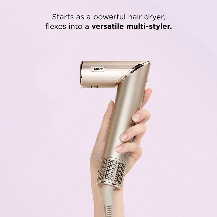 Lifestyle image showing versatile multi styler Lifestyle image showing versatile multi styler