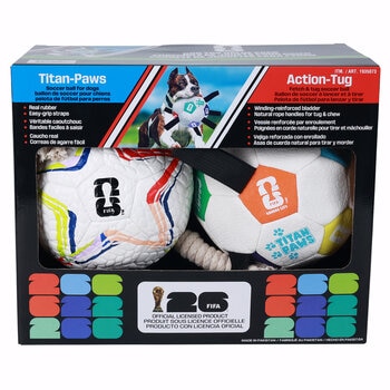 FIFA World Cup Official 2026 Dog Toys, 2 Pack FIFA World Cup Official 2026 Dog Toys, 2 Pack