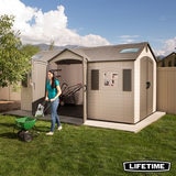 Lifetime 15ft x 8ft (4.6 x 2.4m) Dual Entry Storage Shed - Model 60079