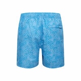 DKNY Men's Swim Shorts in Blue Leaf Print