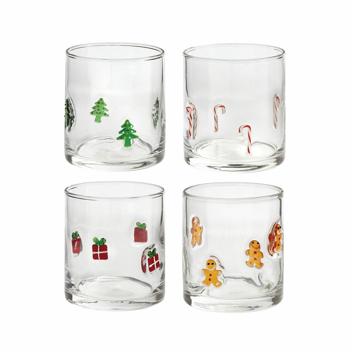 Pandex Holiday Icon Glasses 414ml, 4 pack