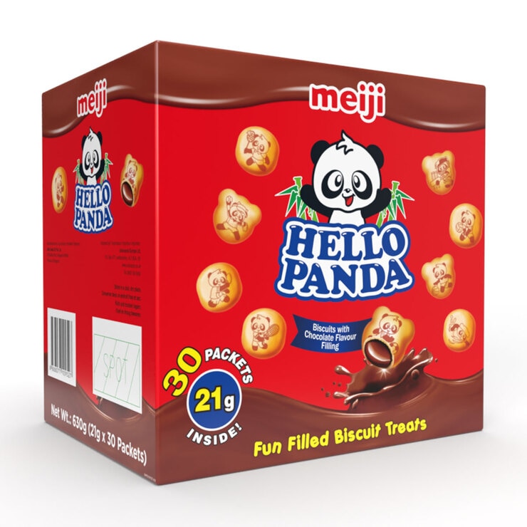 Hello Panda Chocolate Filled Biscuits, 30 x 21g Costco UK