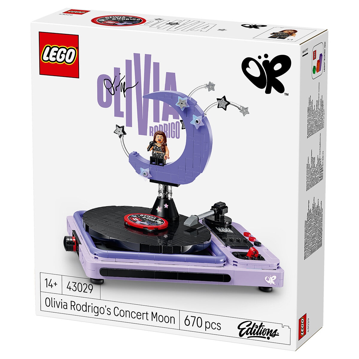 LEGO Editions Music Olivia Rodrigo - Vinyl Player - Model 43029 (14+ Years) LEGO Editions Music Olivia Rodrigo - Vinyl Player - Model 43029 (14+ Years)