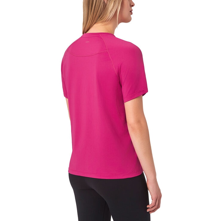Mondetta Women's Raglan Active Tee in Pink