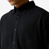 Hunter Mens Long Sleeve Shirt in Black
