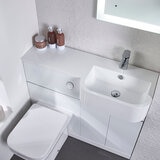 Tavistock Lindo Unit (Right Hand) with Basin & Handles, in 2 colours at costco.co.uk