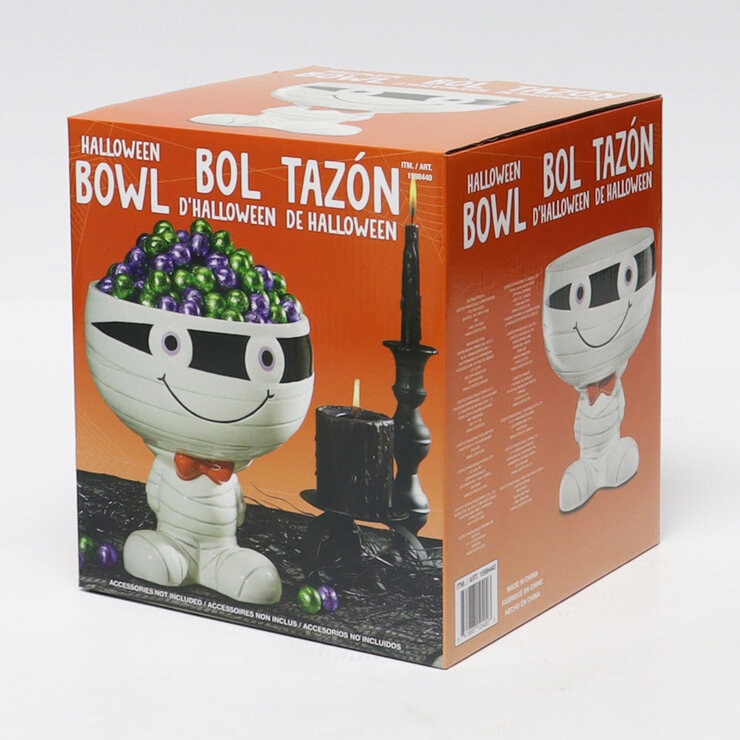 Halloween Candy Bowl in White packaging image Halloween Candy Bowl in White packaging image