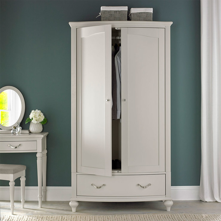 Bentley Designs Montreux Soft Grey Double Wardrobe Costco UK