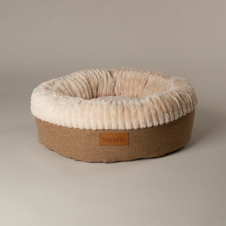 Scruffs® Ellen Donut Medium Bed in Tan, 55cm Scruffs® Ellen Donut Medium Bed in Tan, 55cm
