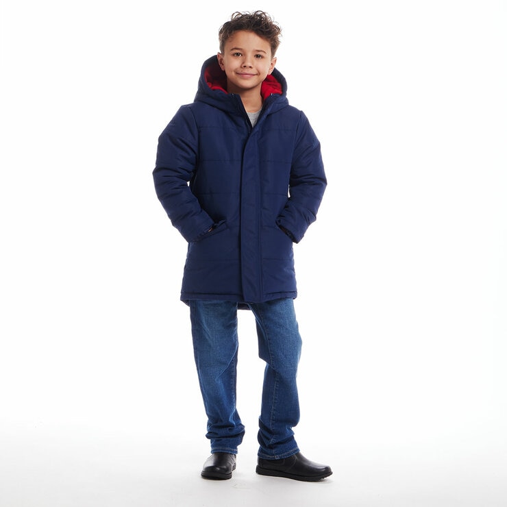 Andy & Evan Boys Back to School/Weekend Parka in Navy