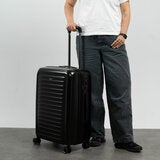 Rock Legacy Hardshell Suitcase 3pc set in Black