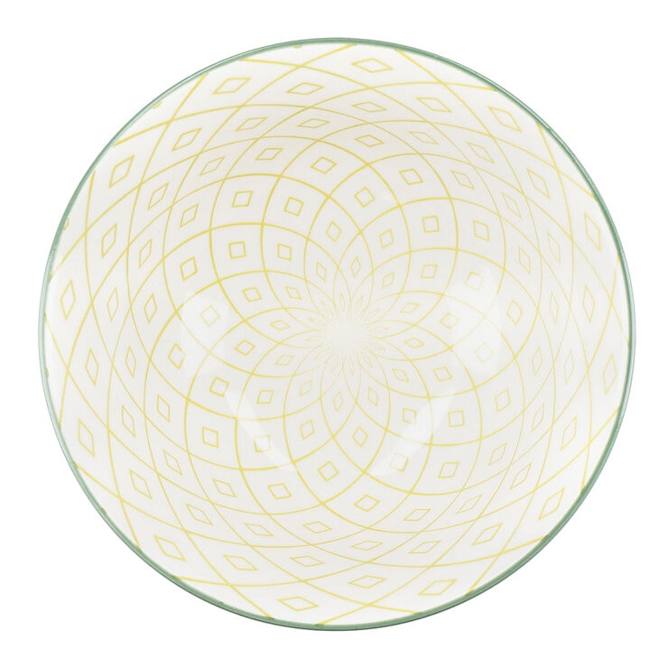 Patterned Stoneware Bowls, 4 Pack Patterned Stoneware Bowls, 4 Pack