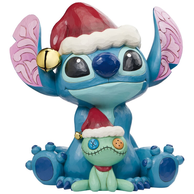 Christmas Stitch Hand painted Statue by Jim Shore