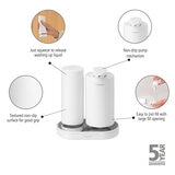 Brabantia 200ml Soap Dispenser Set in White