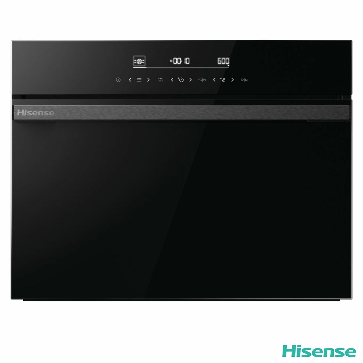 Hisense Hi6 BlackLine BIM45342ADBGUK Built-In Electric Single Oven with Microwave, in Black Hisense Hi6 BlackLine BIM45342ADBGUK Built-In Electric Single Oven with Microwave, in Black