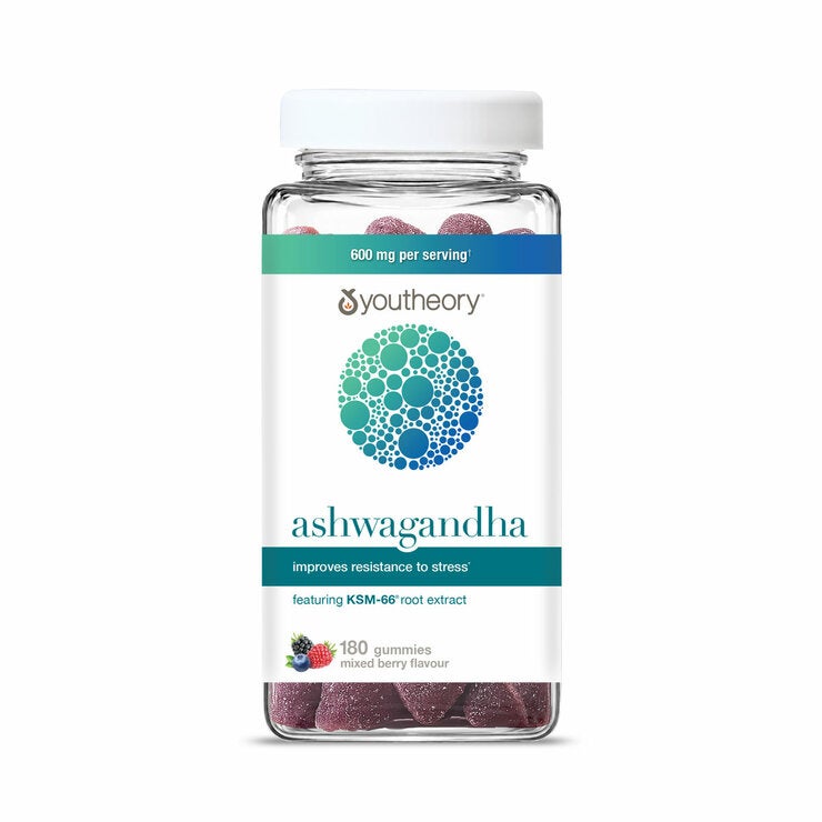 Youtheory Ashwagandha Gummies, 180 Count Youtheory Ashwagandha Gummies, 180 Count