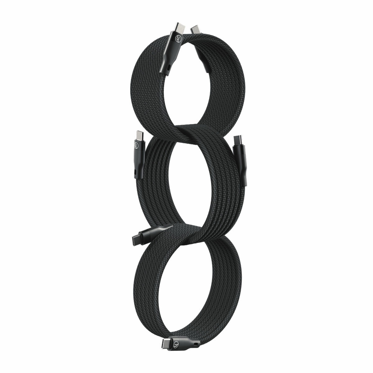 LoopLoop USB-C Cables 2x1.5M / 1x2M, 240W / Supports Data, Black