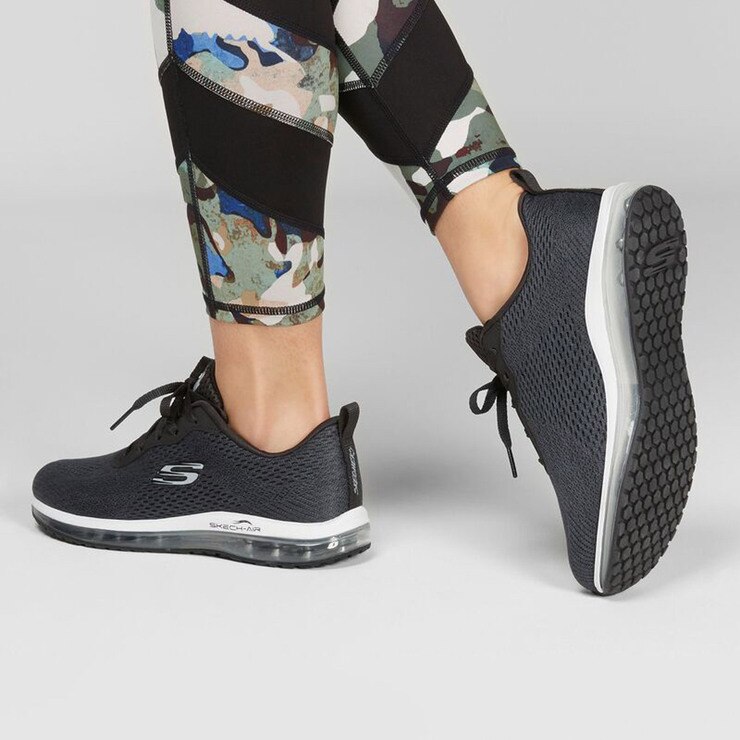 Skechers Women's Skech Air Element Shoes in Black, Size 4.5 Costco UK