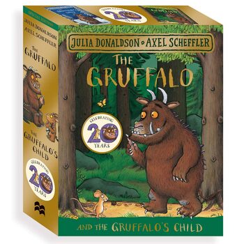 Gruffalo 20th Anniversary 2 Book Set + Print (2+ Years)