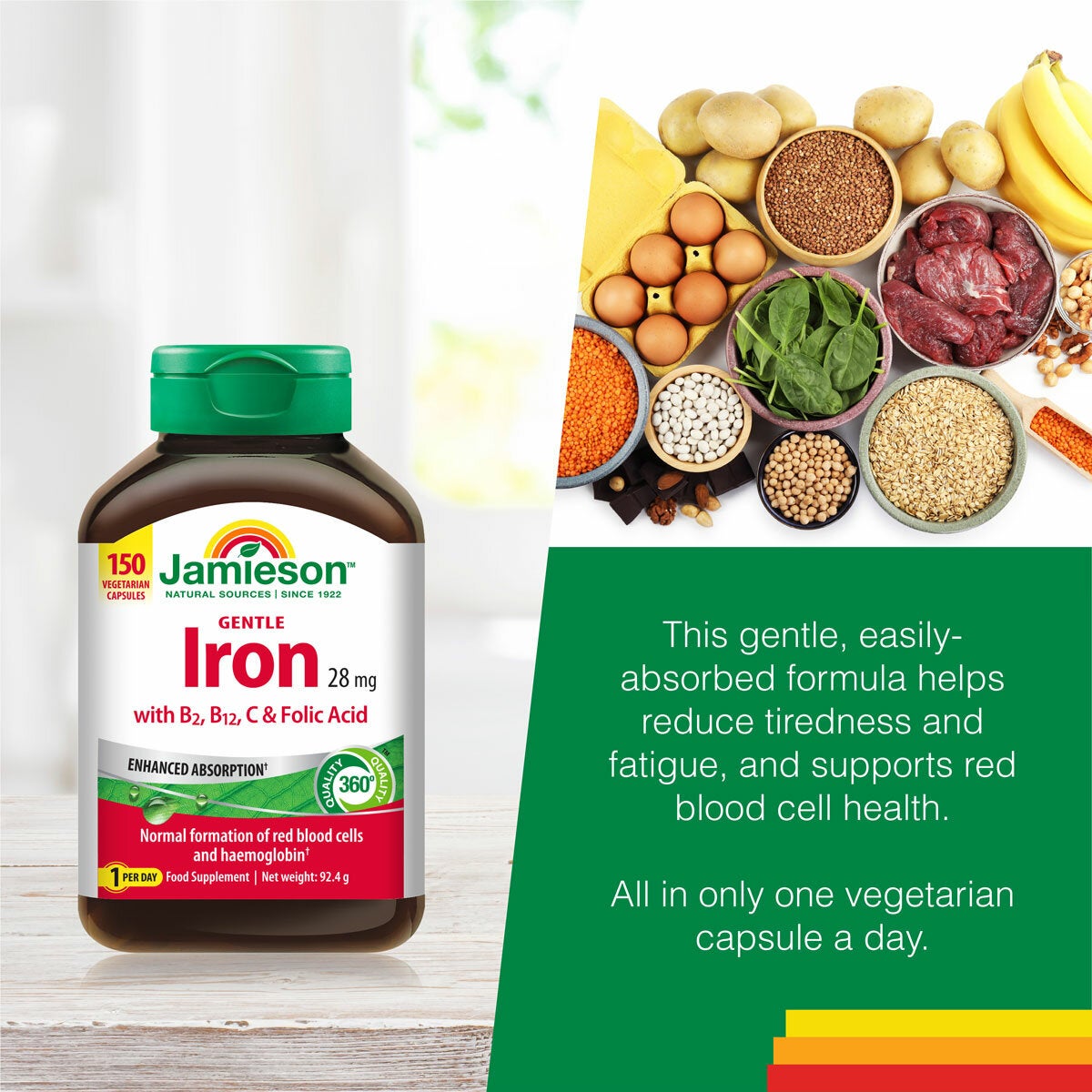 Jamieson Gentle Iron Tablets Jamieson Gentle Iron Tablets