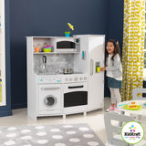 Kidkraft kitchen in white lifestyle image