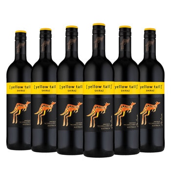 Yellow Tail Shiraz, 6 x 75cl