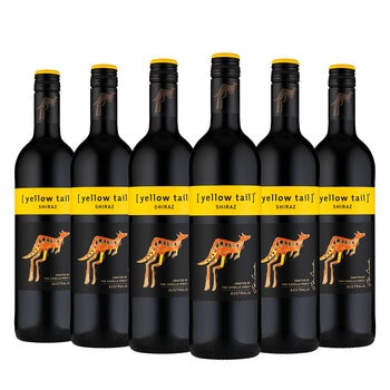 Yellow Tail Shiraz, 6  x 75cl