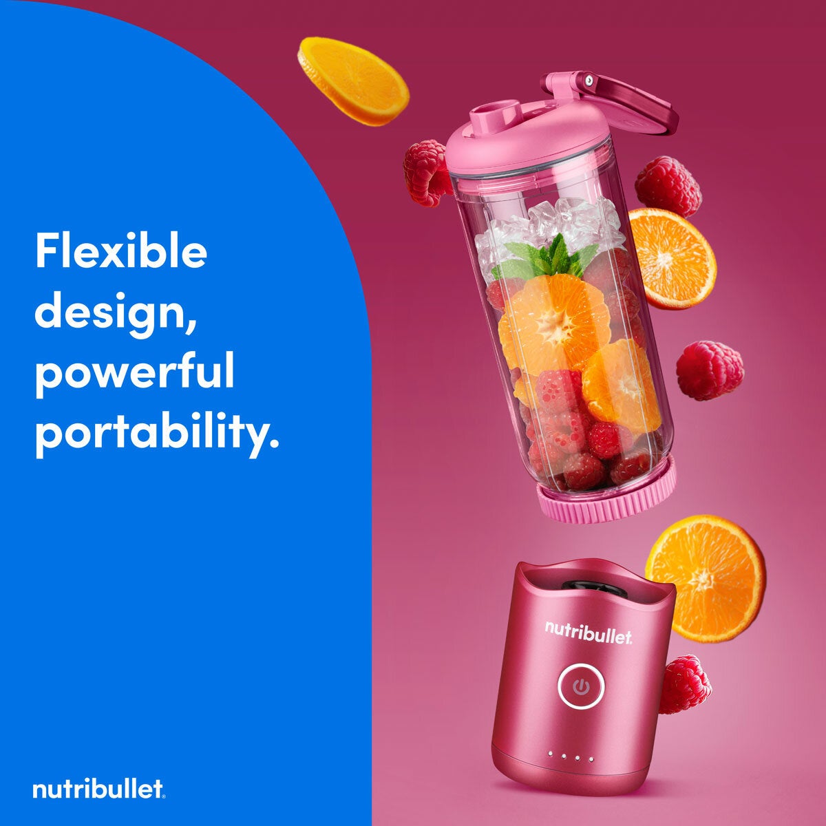 Lifestyle image showing flexible design, powerful and portability