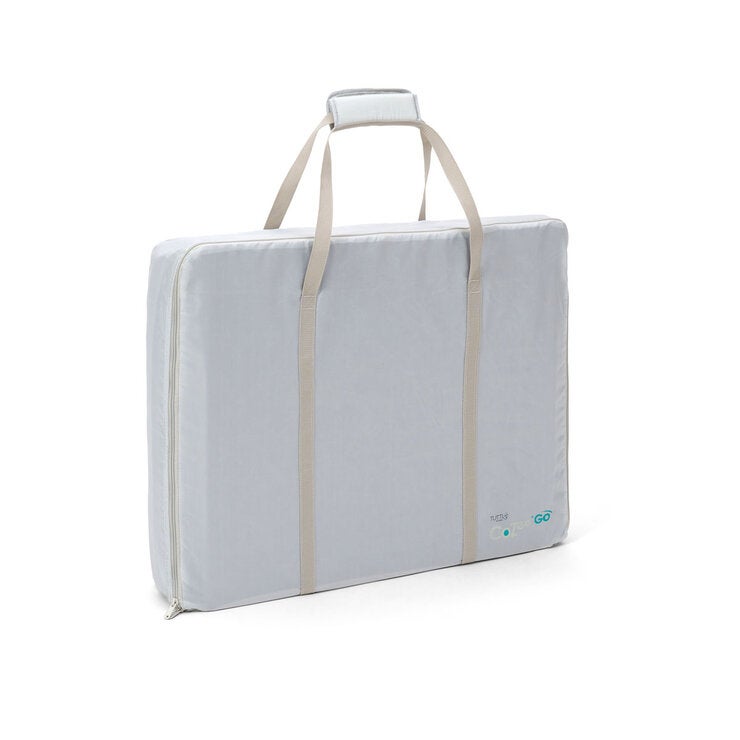 Tutti Bambini CoZee Go Day & Night Travel Cot Bundle, Walnut & Ecru Tutti Bambini CoZee Go Day & Night Travel Cot Bundle, Walnut & Ecru