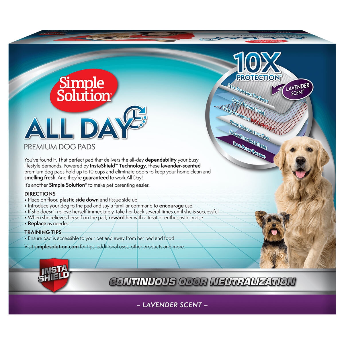 Simple Solution All Day Premium Dog Pads 100 Pack Cost