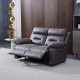 Lucca Grey Fabric Power Reclining 2 Seater Sofa