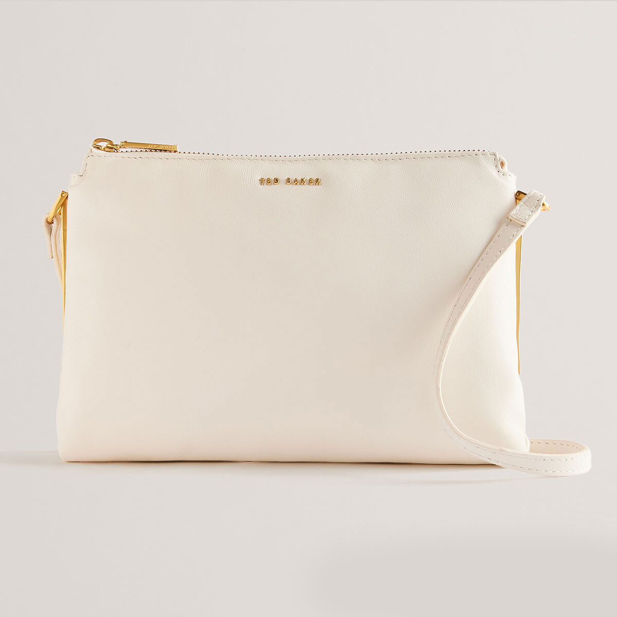 Ted Baker Samilly Leather Crossbody Bag in White