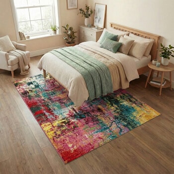Art Garden Multicolour Rug in 2 Sizes