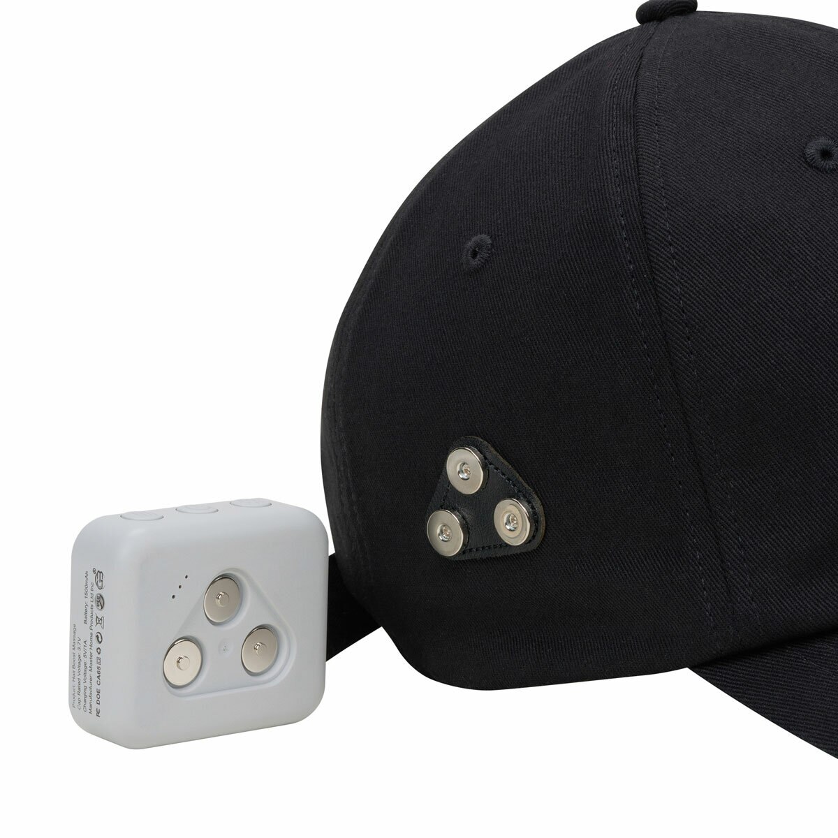 Hisooth H3 Hair Regrowth Scalp Massage Cap with LED Light in Black, size Large Hisooth H3 Hair Regrowth Scalp Massage Cap with LED Light in Black, size Large