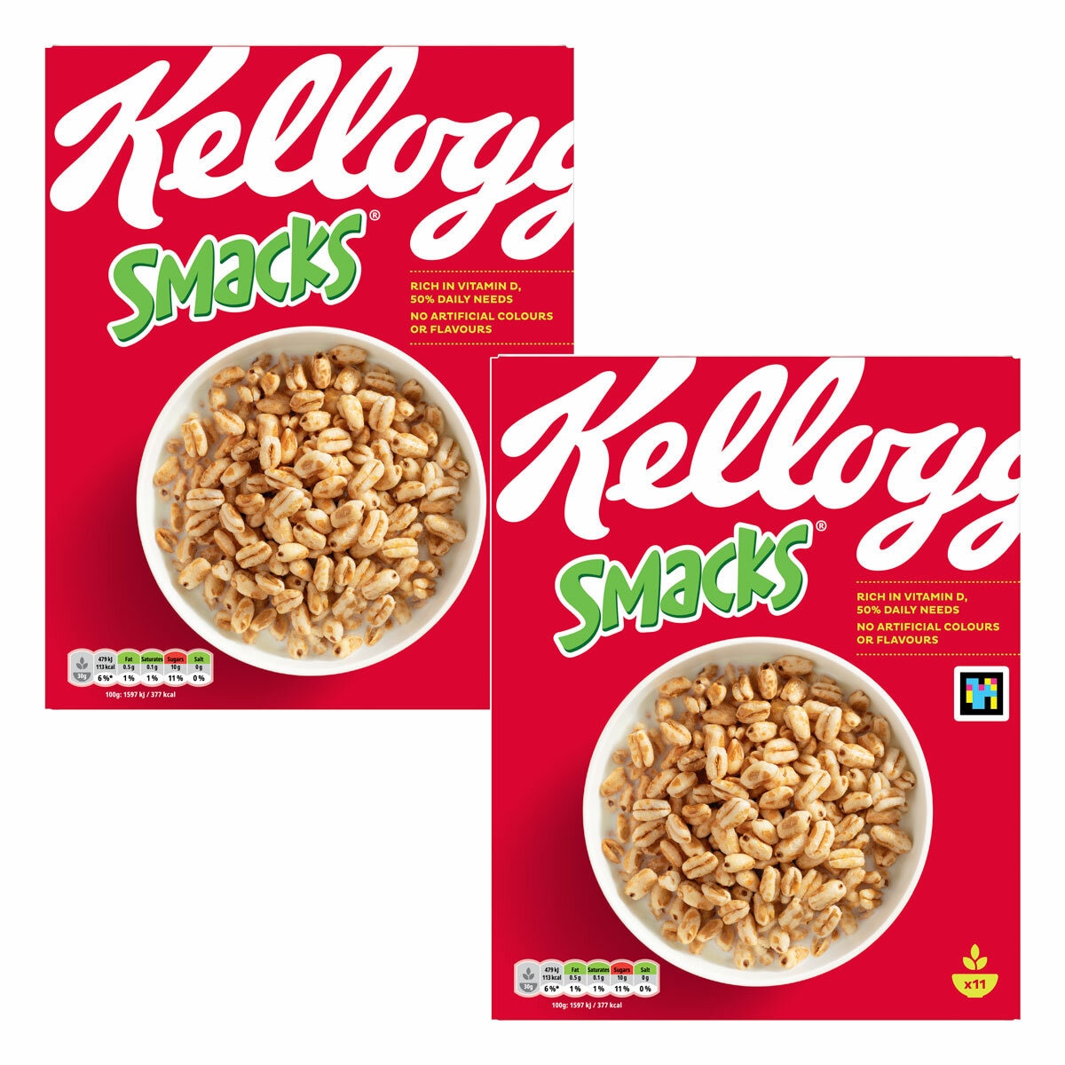 Kelloggs Smacks, 2 x 330g Kelloggs Smacks, 2 x 330g