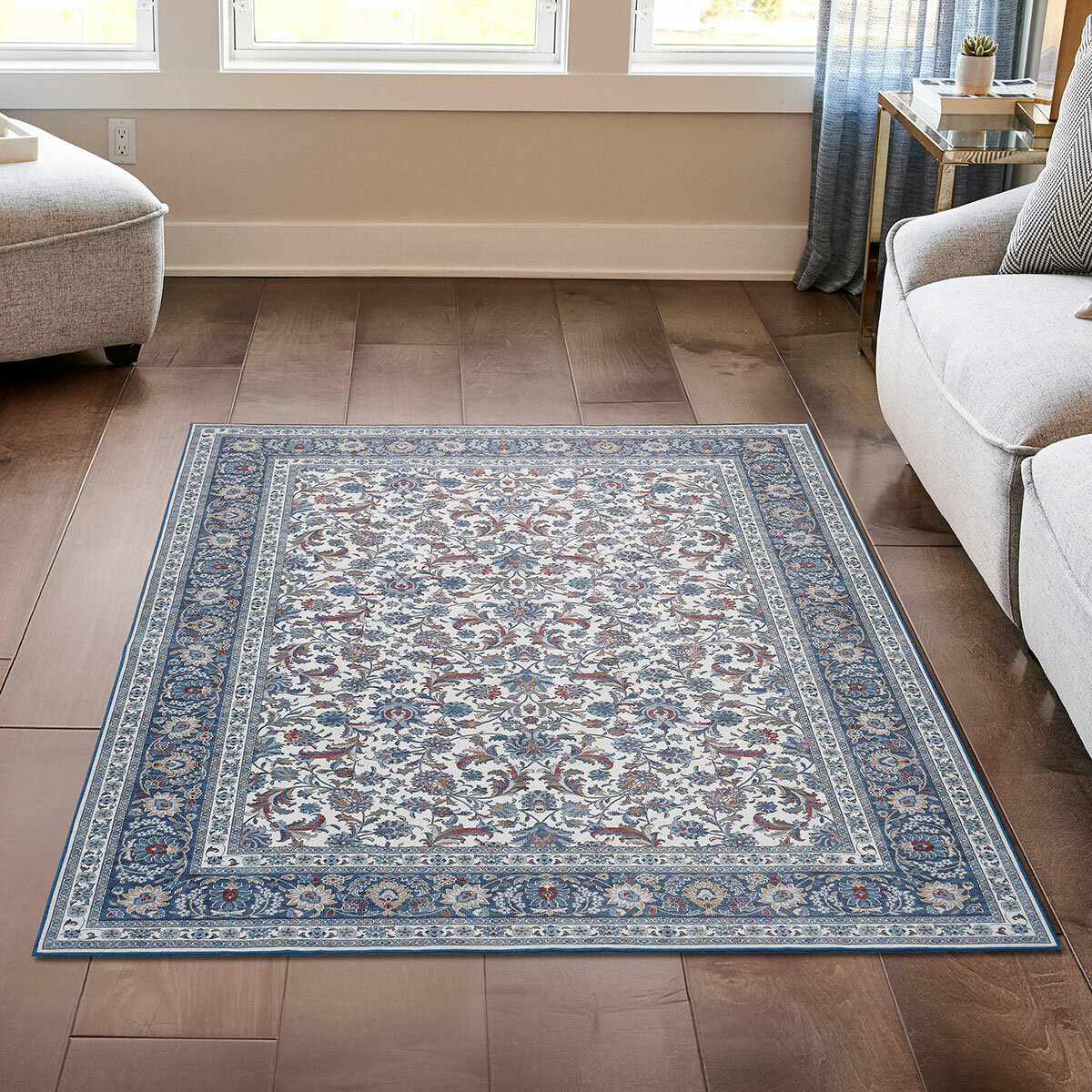 Wyatt & Ash Imagine Chenille Washable Indoor Area Rug in 3 Designs, 160 x 226 cm