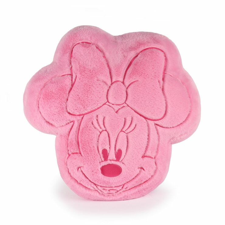 Disney Character Faux Rabbit Fur Oversized Cushion, Minnie Mouse