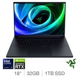 Razer Blade 18, Intel Core U9,32GB RAM, 1TB SSD, NVIDIA GeForce RTX 5080, 18 Inch Gaming Laptop
