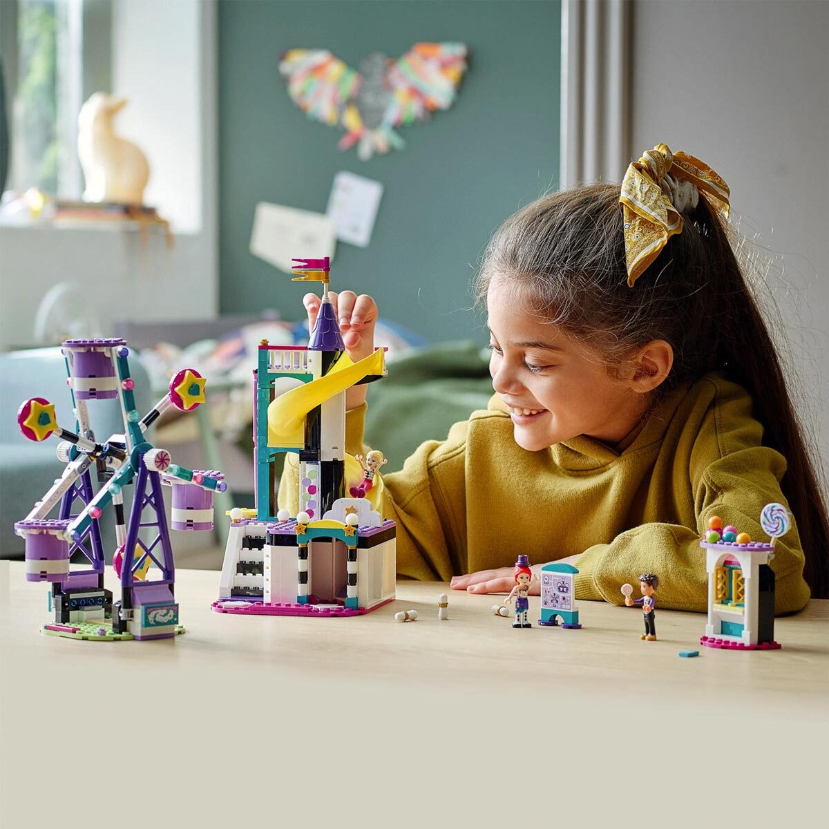 Buy LEGO Friends Magical Ferris Wheel & Slide Lifestyle Image at costco.co.uk