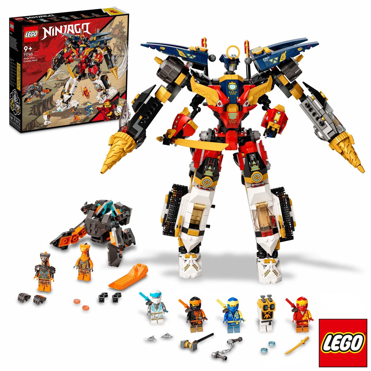 Buy LEGO Ninjago Ninja Ultra Combo Mech Box & Items Image at Costco.co.uk