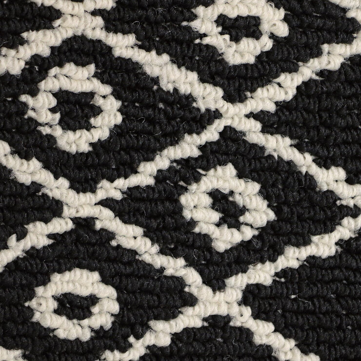 Multy Home Accent Floor Runner in Black & White, 60 x 183 cm