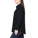 BC Clothing Ladies Cotton Twill Shacket in Black