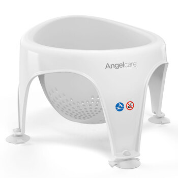 Angelcare Soft Touch Baby Bath Seat Grey AC3120 (6-10 Months)