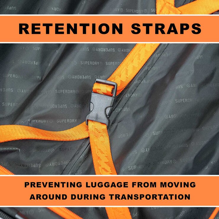 Superdry 3 Piece Hardside Luggage Set in 3 Colours