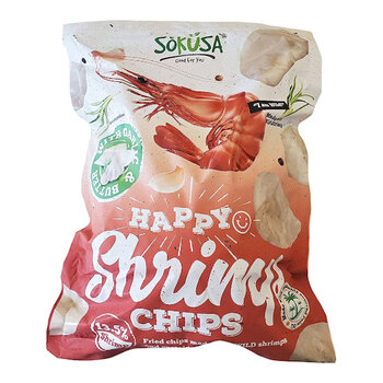 Sokusa Garlic Butter Happy Shrimp Chips, 454g