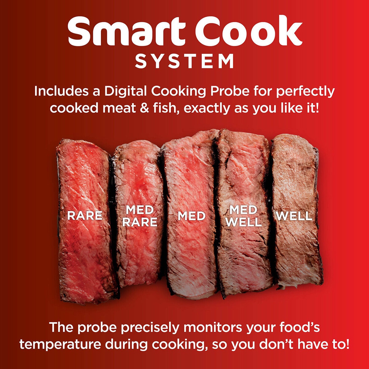 Lifestyle image showing smart cook system Lifestyle image showing smart cook system