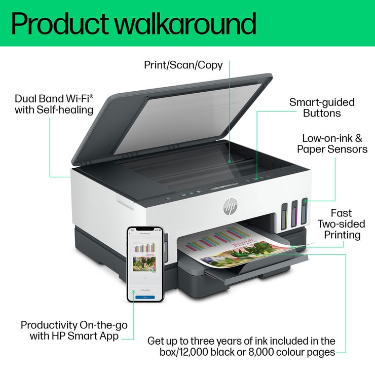 HP Smart Tank 7005 Wireless AIO Colour Printer