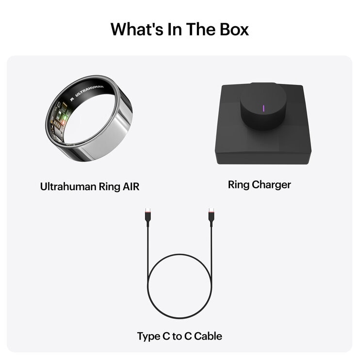 Buy Ultrahuman Ring AIR Space Silver, Size 9 at costco.co.uk Buy Ultrahuman Ring AIR Space Silver, Size 9 at costco.co.uk