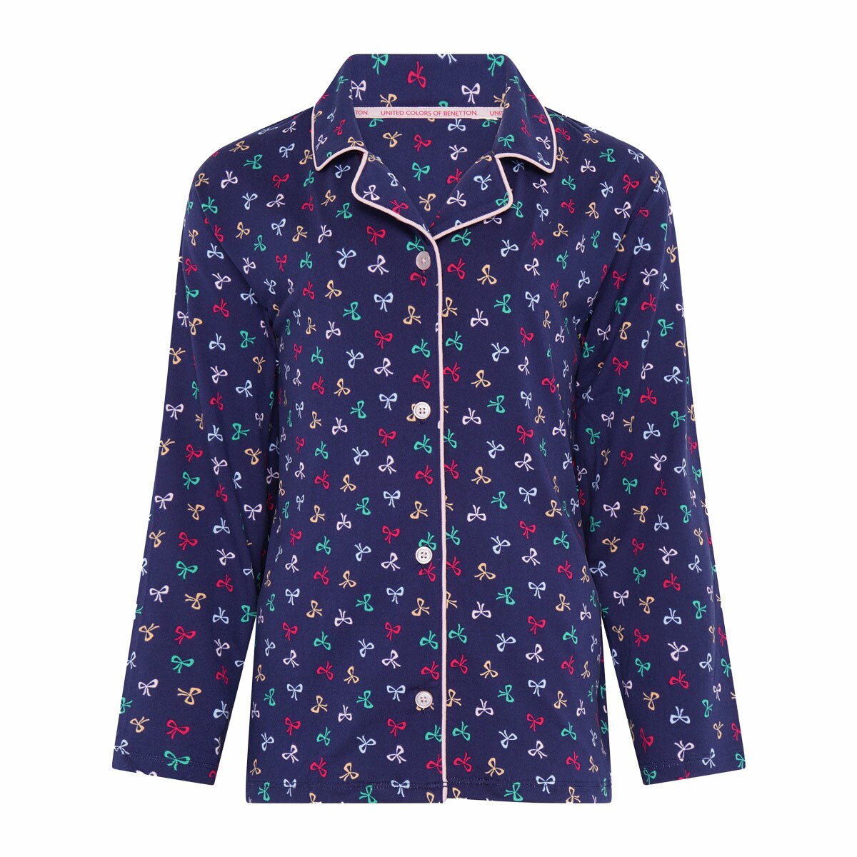 United Colours of Benetton Kids 4 Piece Pyjama Set in Navy